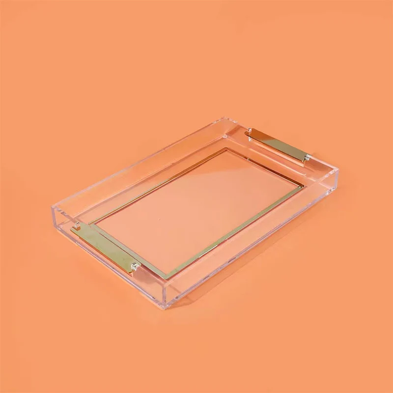 Elegantes Acryl Dekoratives Serviertablett