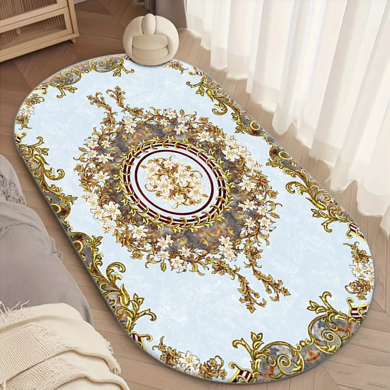Elegante Vintage Blumen Area Rug