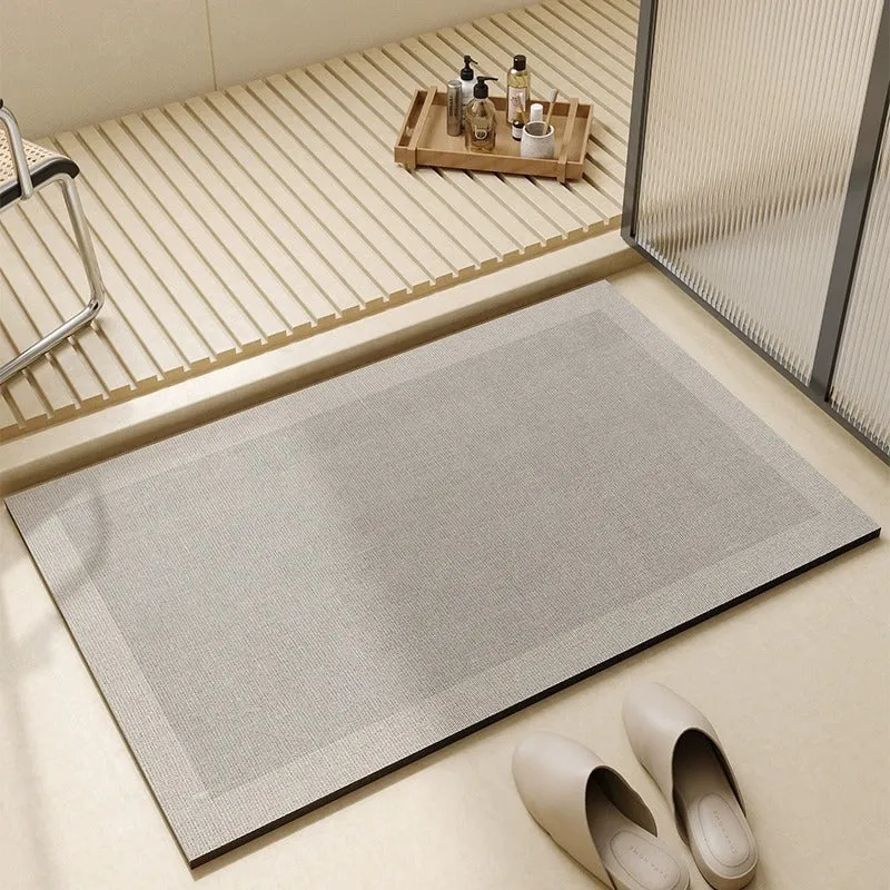 Elegante weiche rutschfeste Badematte