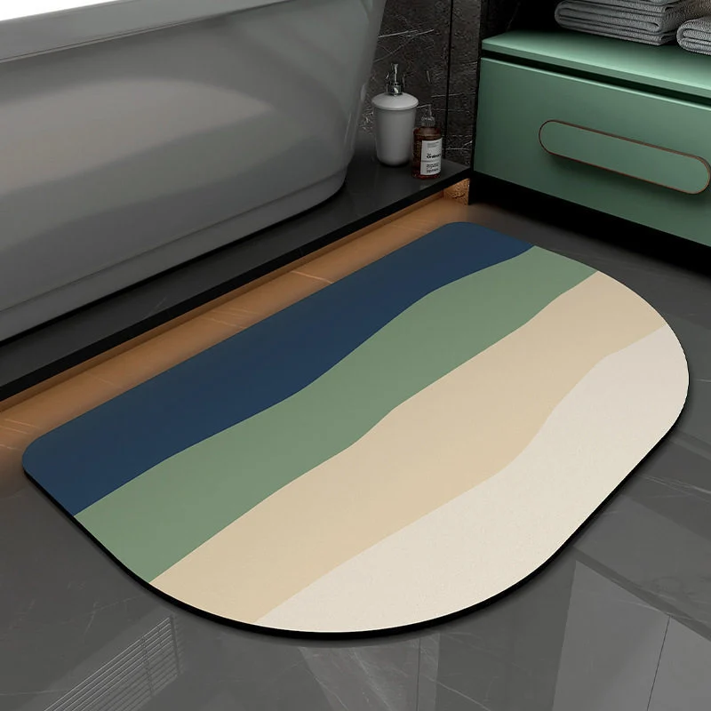 Stylische Farbverlauf-Badematte