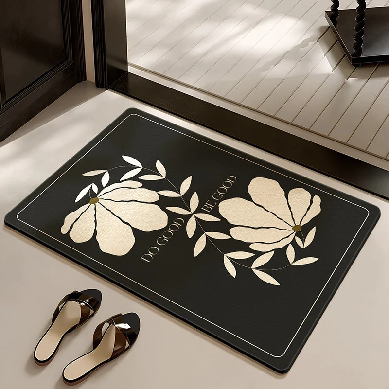 Stylische Blumenmuster Badezimmermatte