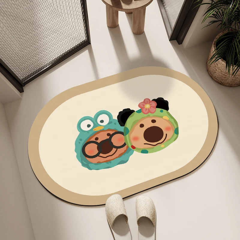 Plüsch-Teppich im Cartoon-Stil