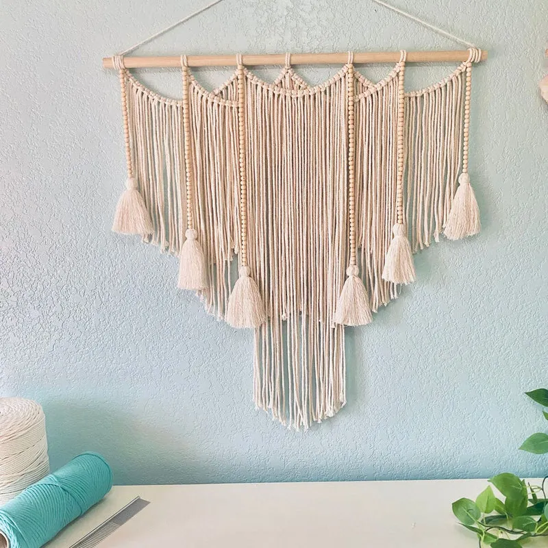 Artisan Macrame Wandteppich Karnz