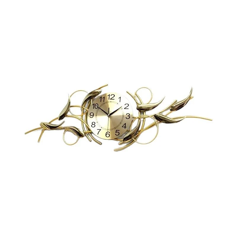 Verschnörkelte dekorative Metallwanduhr Karnz