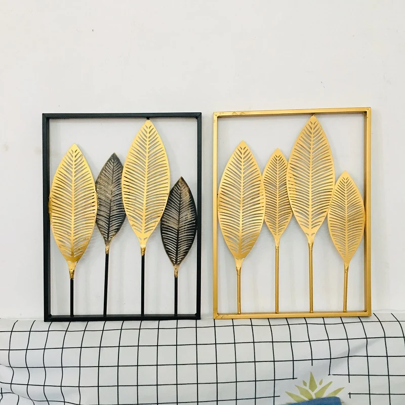 Blatt-inspiriertes Metalldekor Karnz