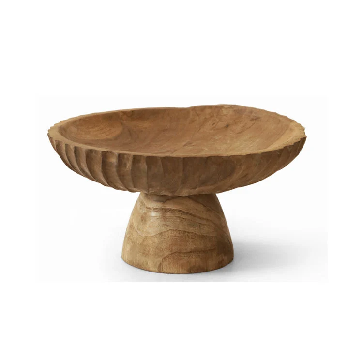 Handgefertigte Holz dekorative Servierschüssel