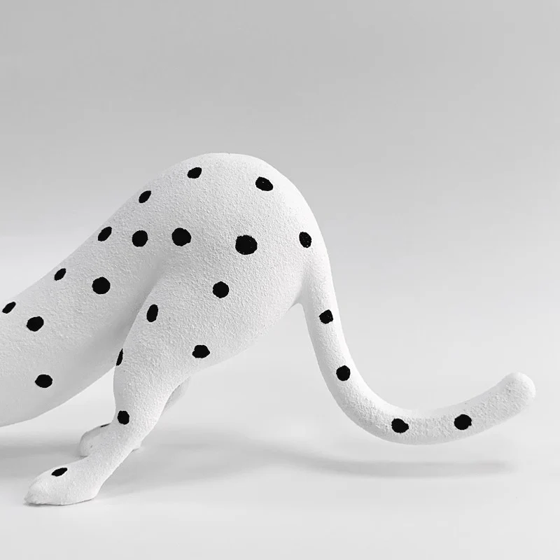 Dekorative Geparden Kunstskulptur