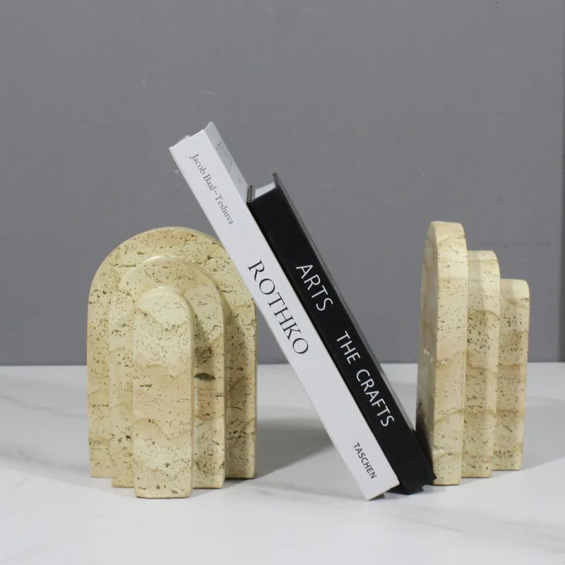 Dekorative Architektonische Buchstützen
