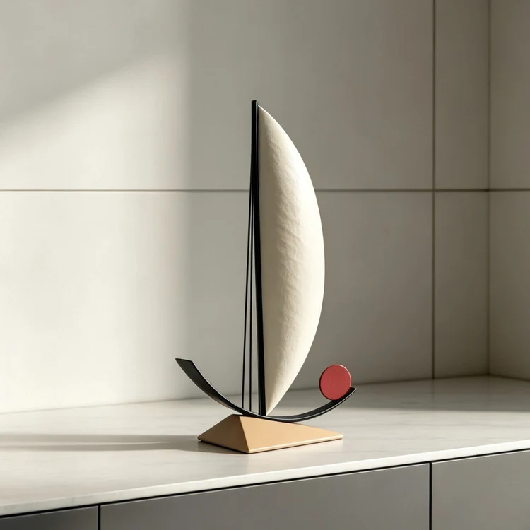 Zeitgenössische nautisch inspirierte dekorative Skulptur