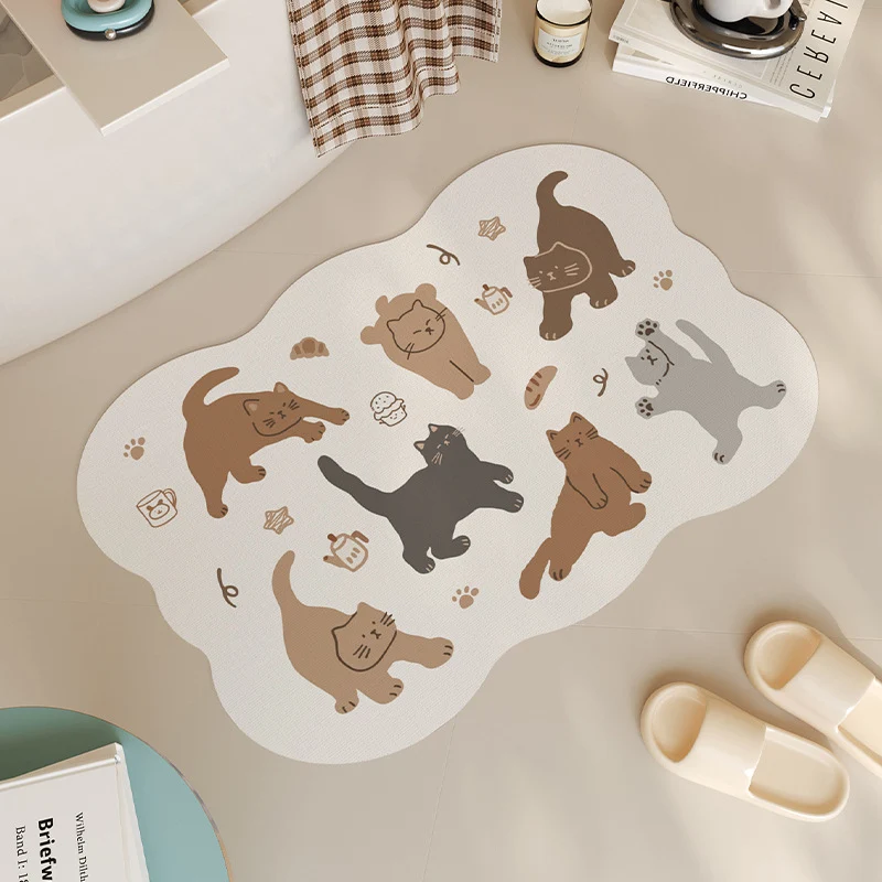 Süßes Katzen-Themen-Badewanne