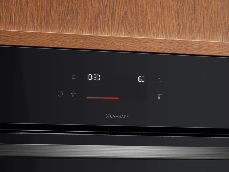 Electrolux 60cm Pyrolytic Oven with SteamBake and Food Probe, Black - 600 Series