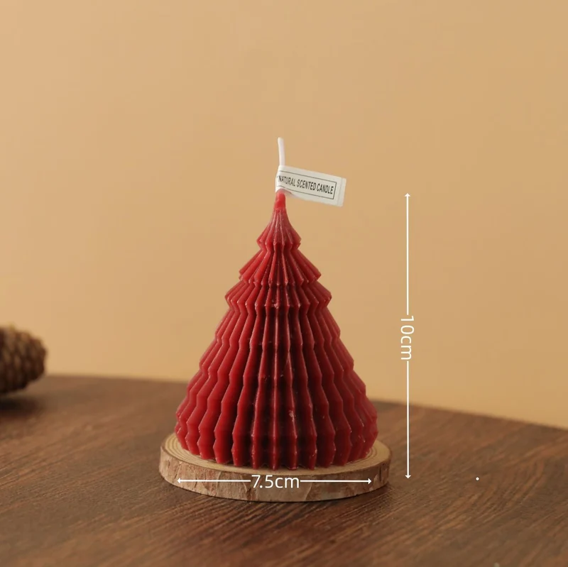 Vintage Fluted Pointed Taper Säulenkernkerze