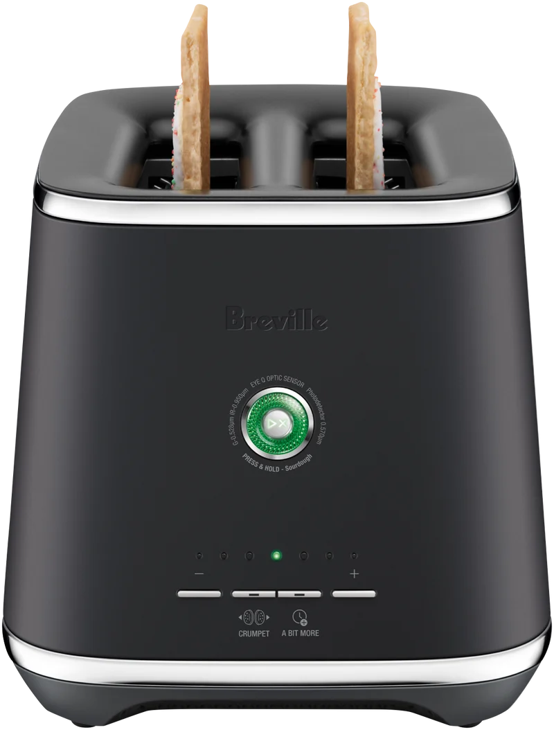 Breville The Eye Q 850 Auto 2 Slice Black Truffle Toaster