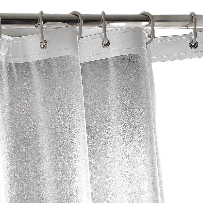 Duschvorhang, PEVA, transparent, 80–120 cm