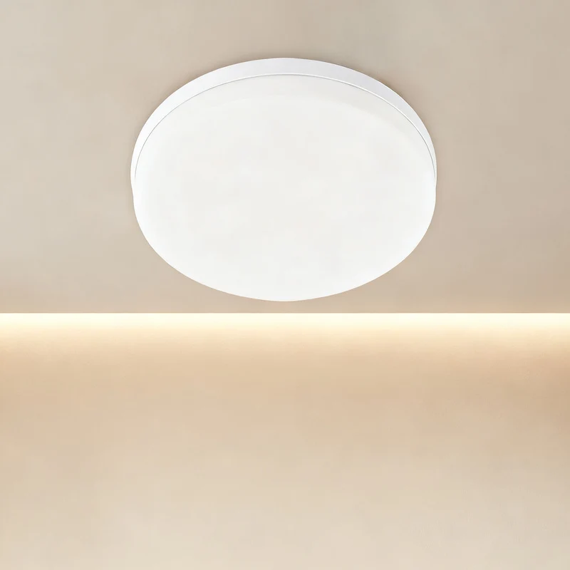 LED-Deckenleuchte rund, modern, für Nassräume