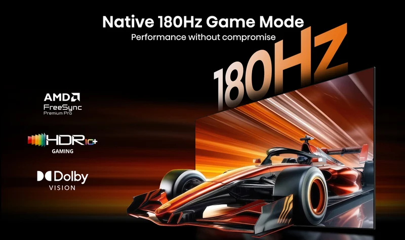 Hisense 85'' UR8SAU 4K RGB MiniLED 180Hz Smart AI TV 2026