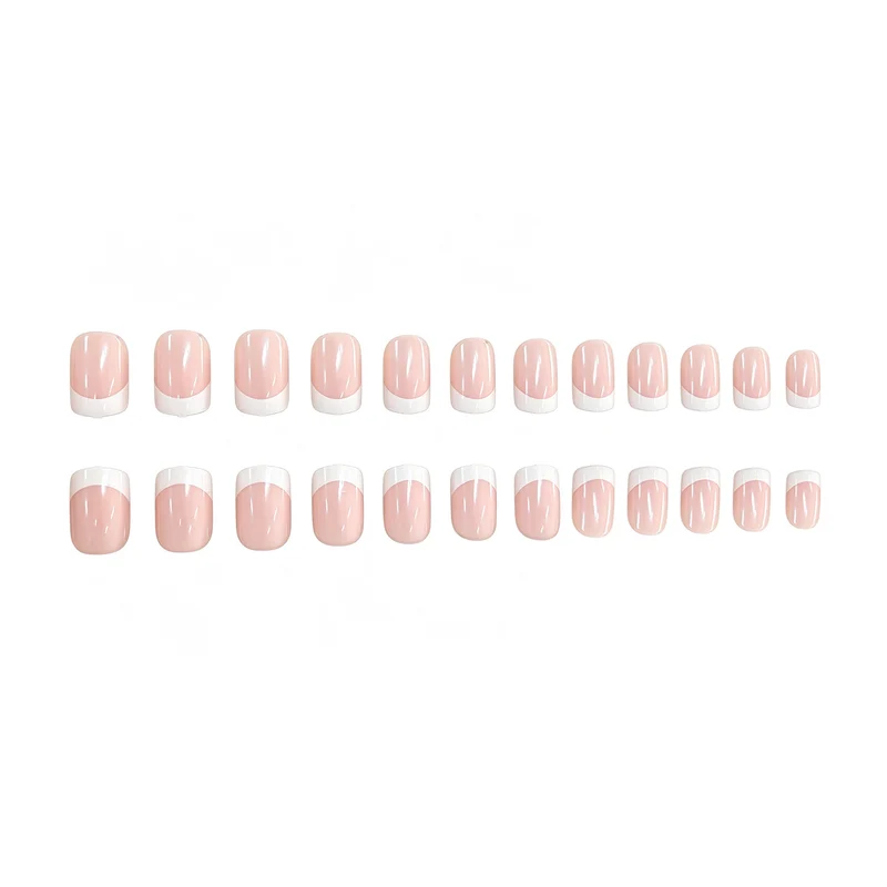 French Tip Acryl Nagelkunst Verbesserungen Karnz