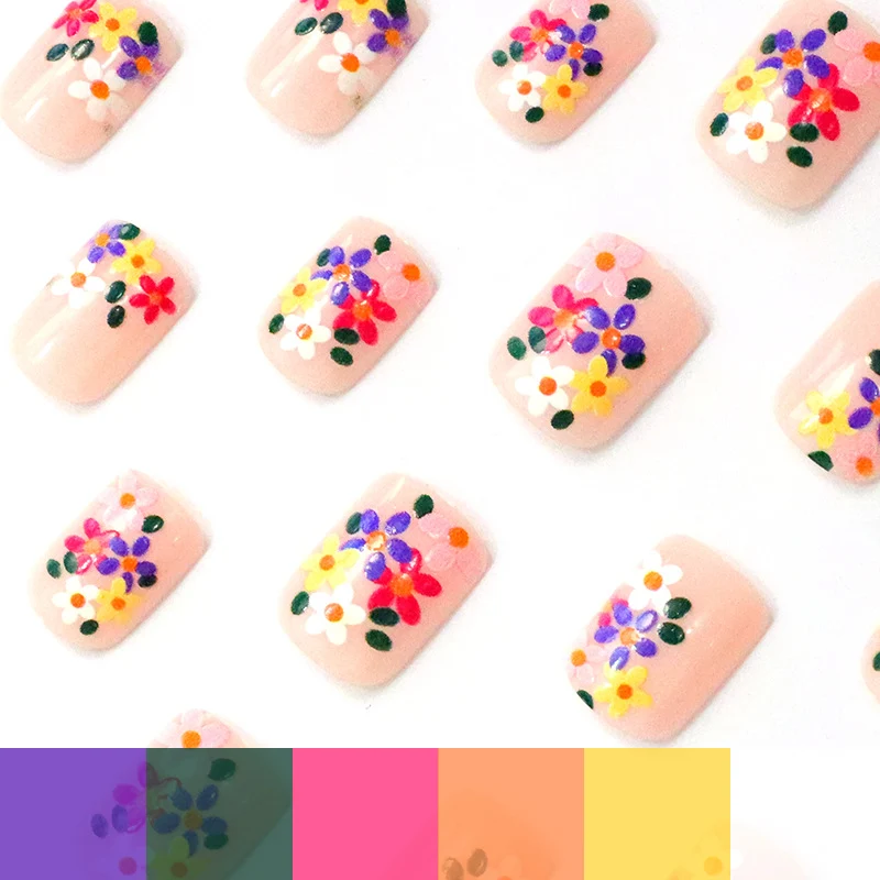 Floral-Themen Nagelkunst Set Karnz 1789915083