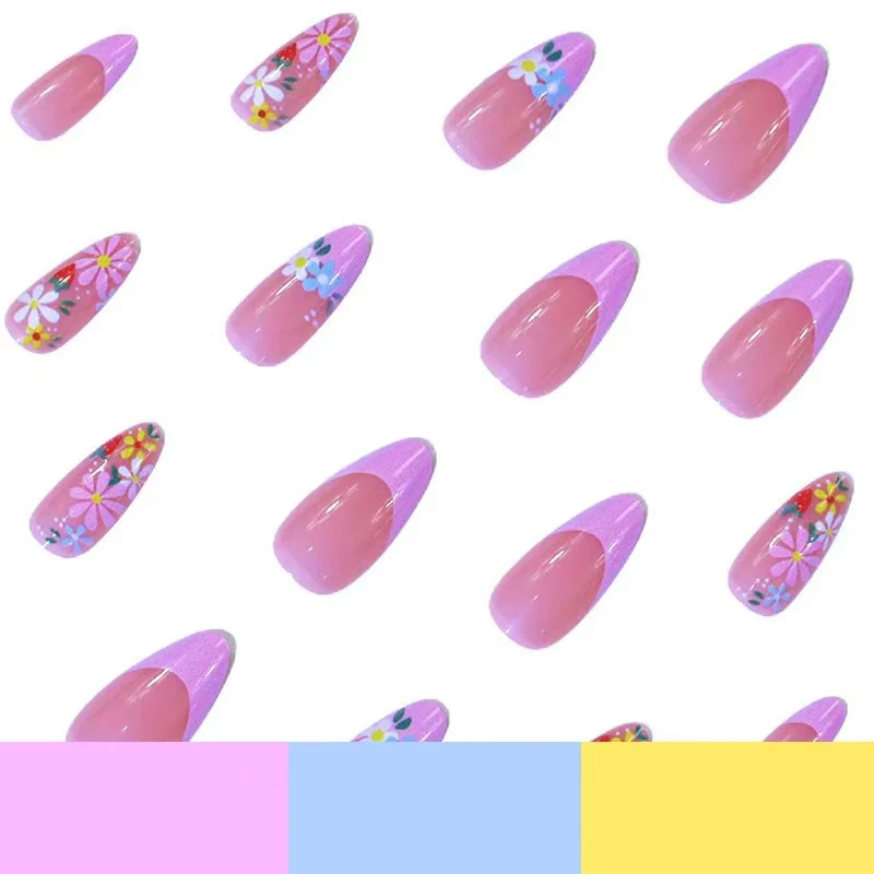 Florales Acryl-Nagelkunst-Set Karnz