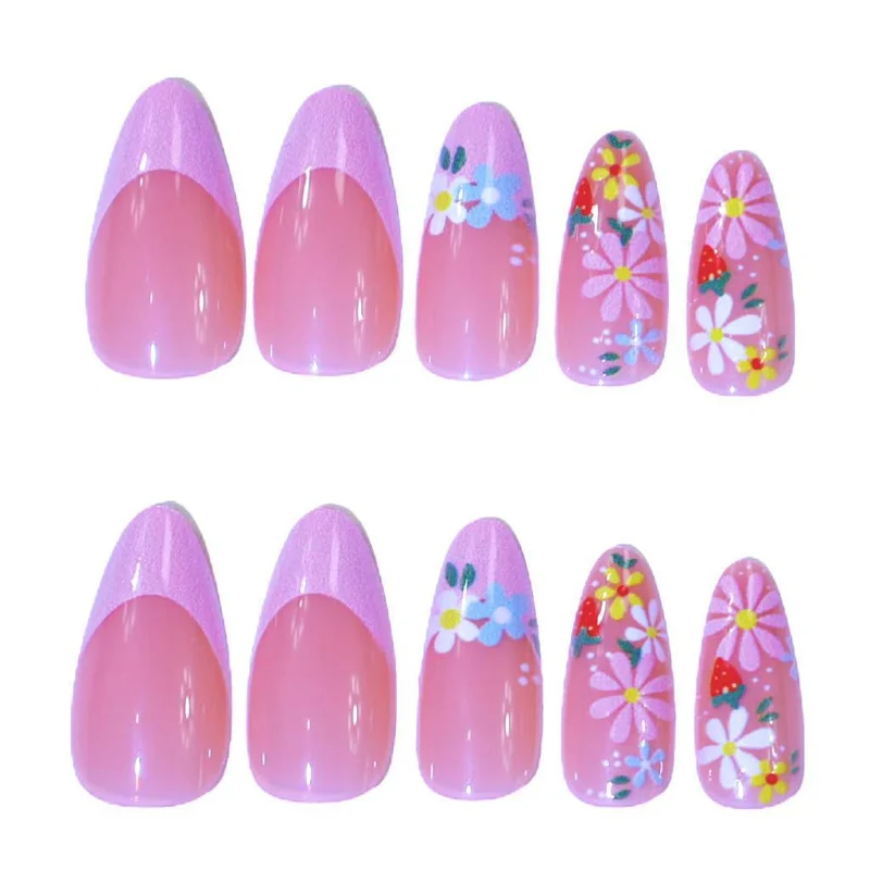 Florales Acryl-Nagelkunst-Set Karnz