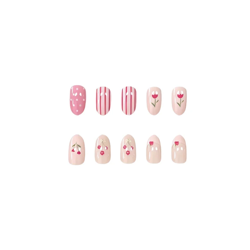 Floral Theme Nagelkunst Set Karnz