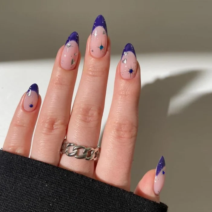 Glamouröse mandelgroße Nagelverlängerungen Karnz