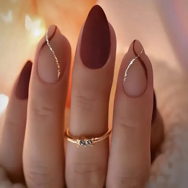Geometrisches Muster Nagelkunst Design Karnz