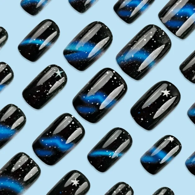 Galaxy-Themed Nail Art Set Karnz