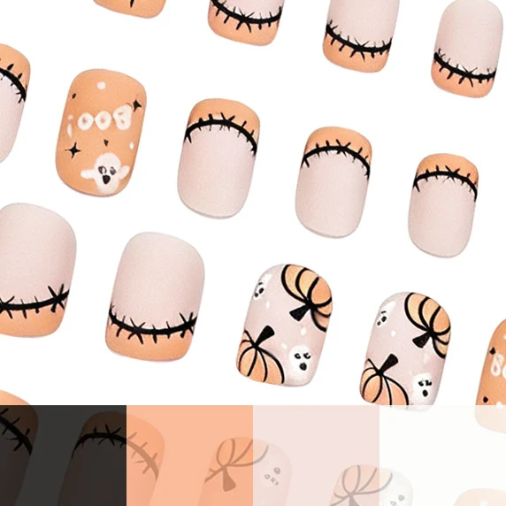 Spaßige festliche Nagelkunst Karnz