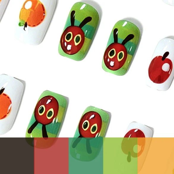 Frucht-Themen Nagelkunsttafel Karnz