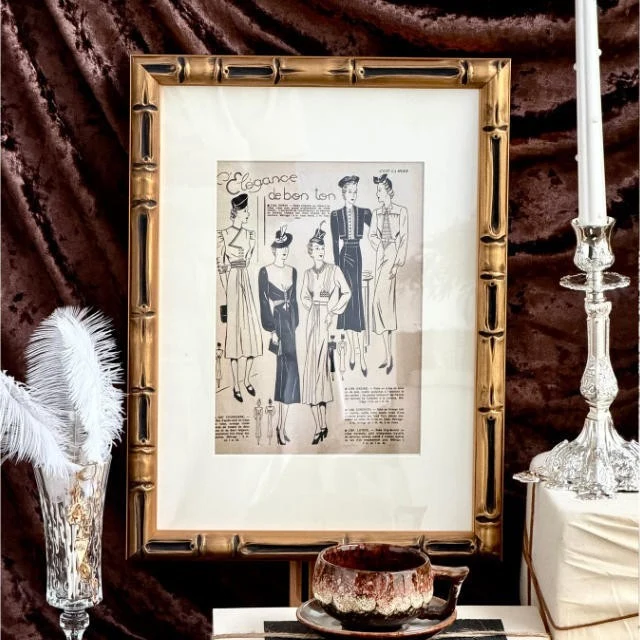Dekorativer Vintage Kunstrahmen