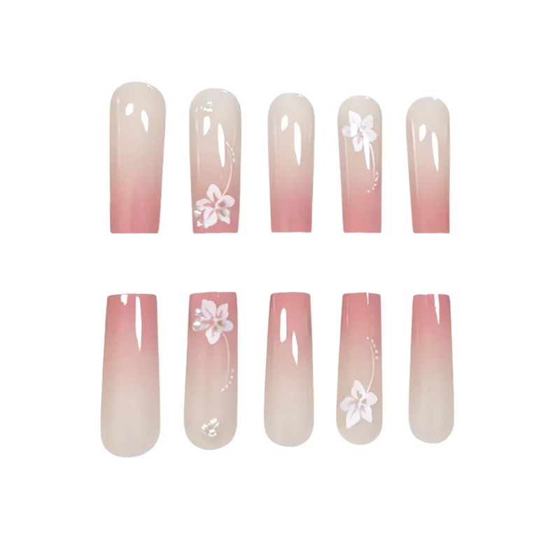 Florales Acryl-Nagelkunst-Set Karnz