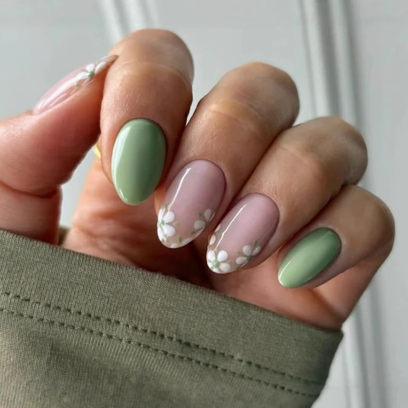 Blumige Acryl-Nail Art Verstärkungen Karnz 1789915130