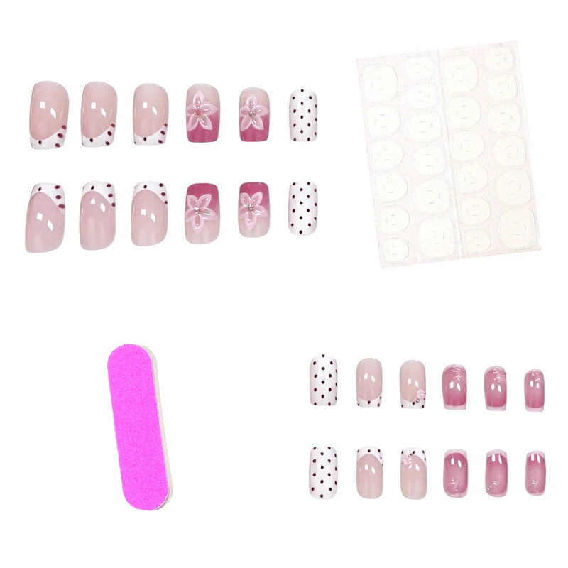 Floral Abstract Nail Art Set Karnz