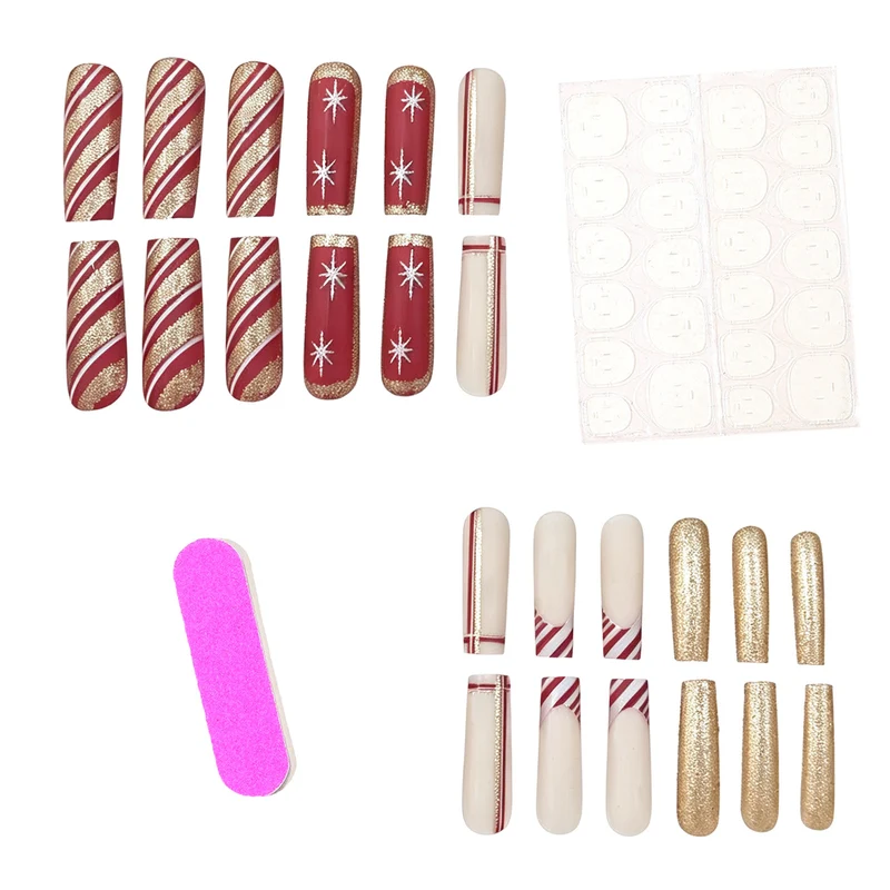 Festliche Themen Acryl-Nailart Karnz