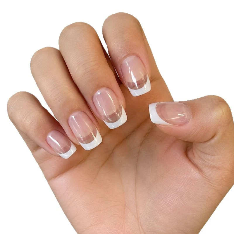Elegante Französisch Tipp Acryl-Nagelerweiterungen Karnz 1789915565