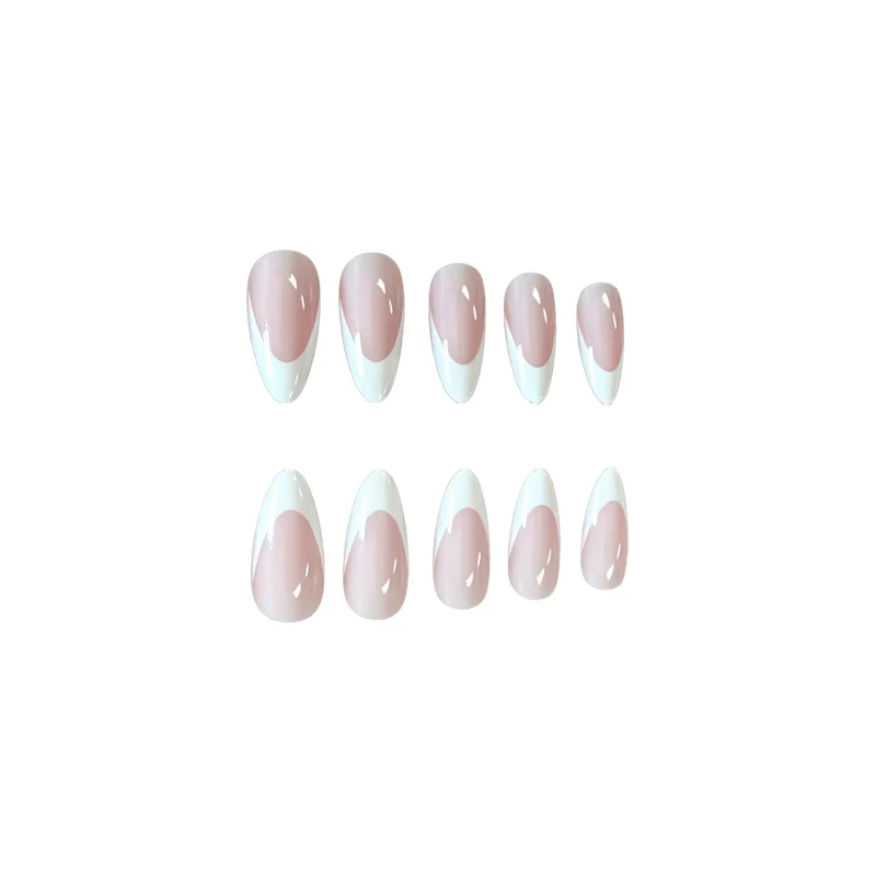 Elegante französische Spitze Acryl-Nagelverstärkungen Karnz 1789915431