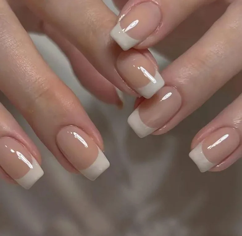 Elegante französische Spitzen-Acryl-Nagelverstärkungen Karnz 1789915301
