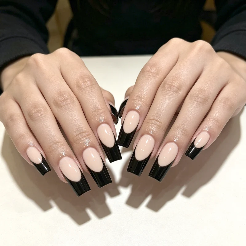 Elegante französische Spitzen-Acryl-Nagelverstärkungen Karnz 1789915301