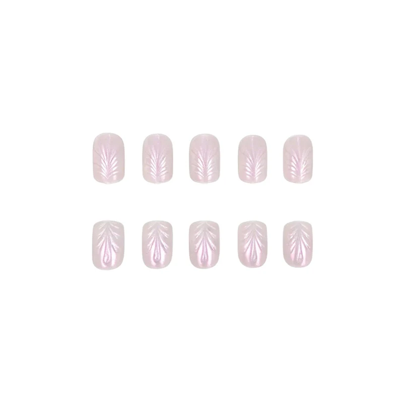 Elegante Texturierte Nagelkunst Karnz