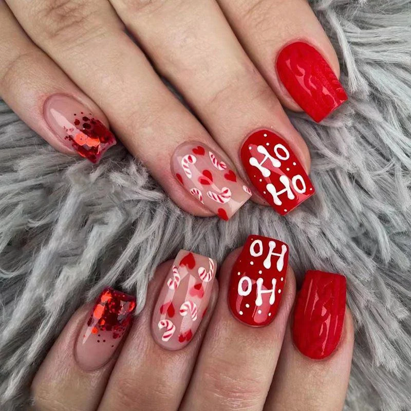 Festliches Feiertags-Nagelkunst-Set Karnz
