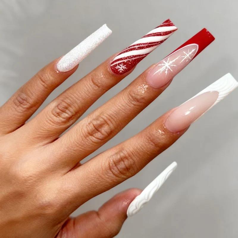 Festliche Feiertags-Nagelkunst-Verstärkungen Karnz 1789915617