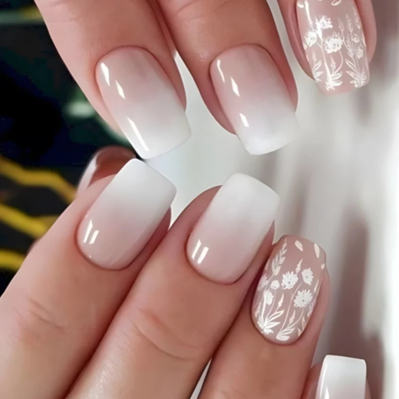 Elegante Ombre Acrylnagelverlängerungen Karnz 1789915886