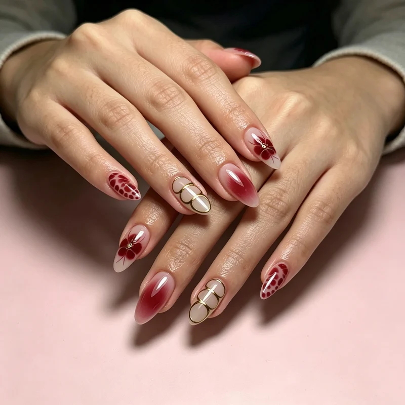 Elegante Nagelkunstverlängerungen Karnz