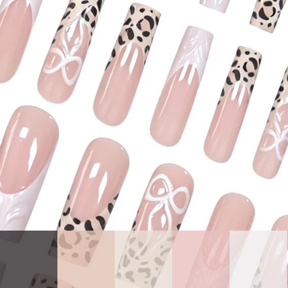 Elegante Lange Acryl-Nagelkunst-Verlängerungen Karnz