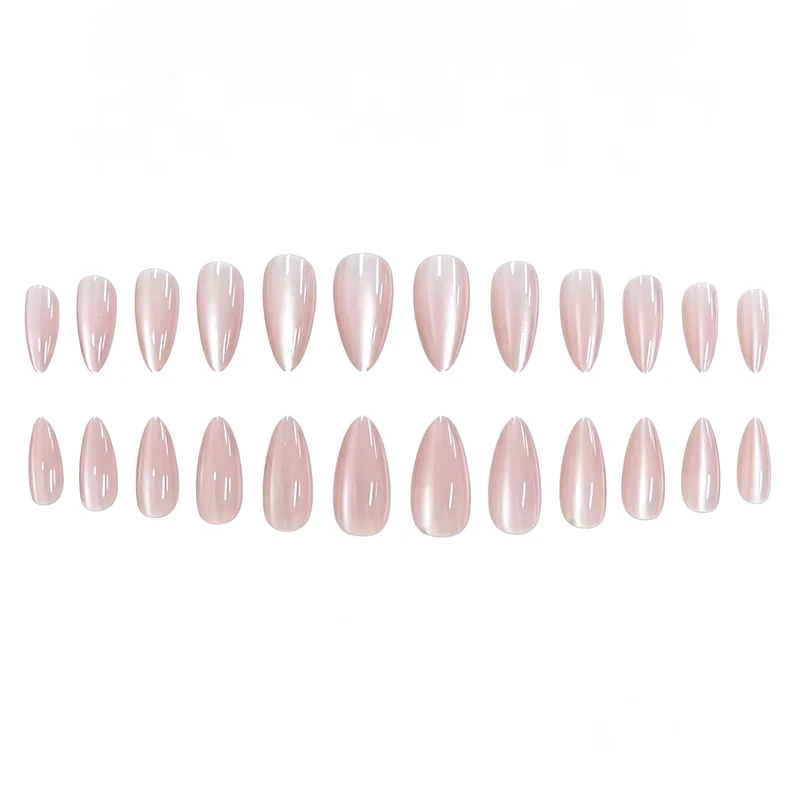 Elegante Glitzer-Stiletto-Nagelverzierungen Karnz