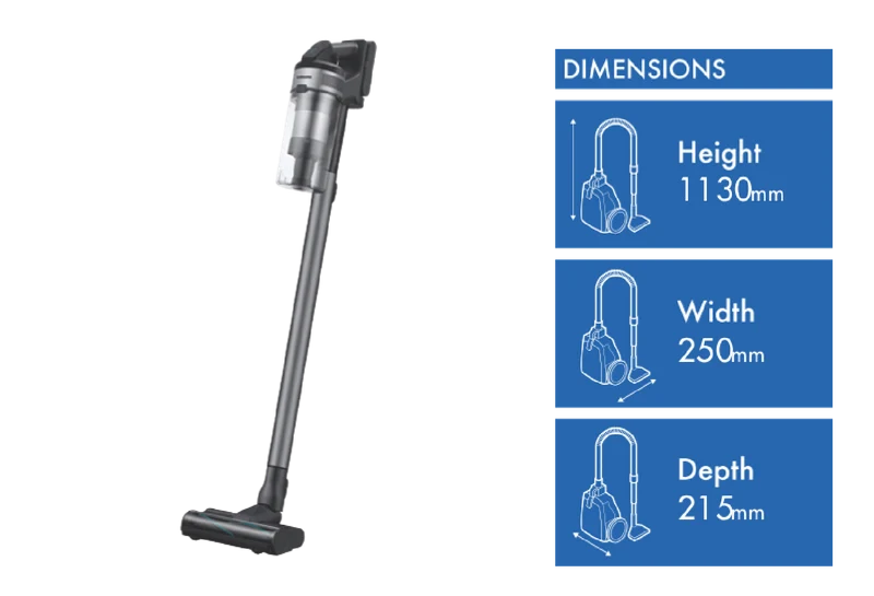 Samsung Jet 75E Complete Cordless Vacuum Silver