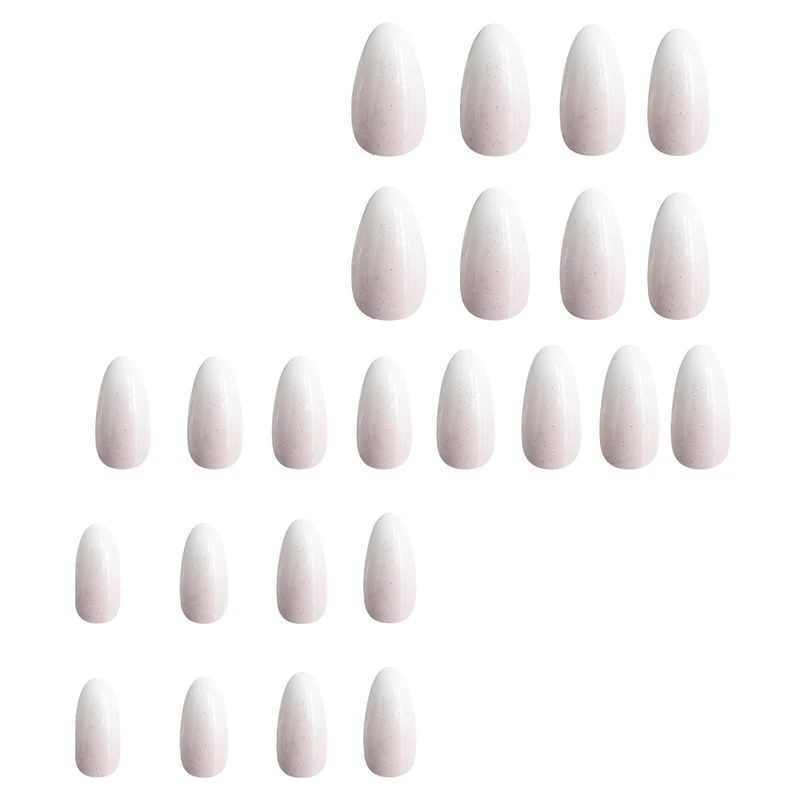Elegante Glitzernde Ombre Nagelkuns Karnz