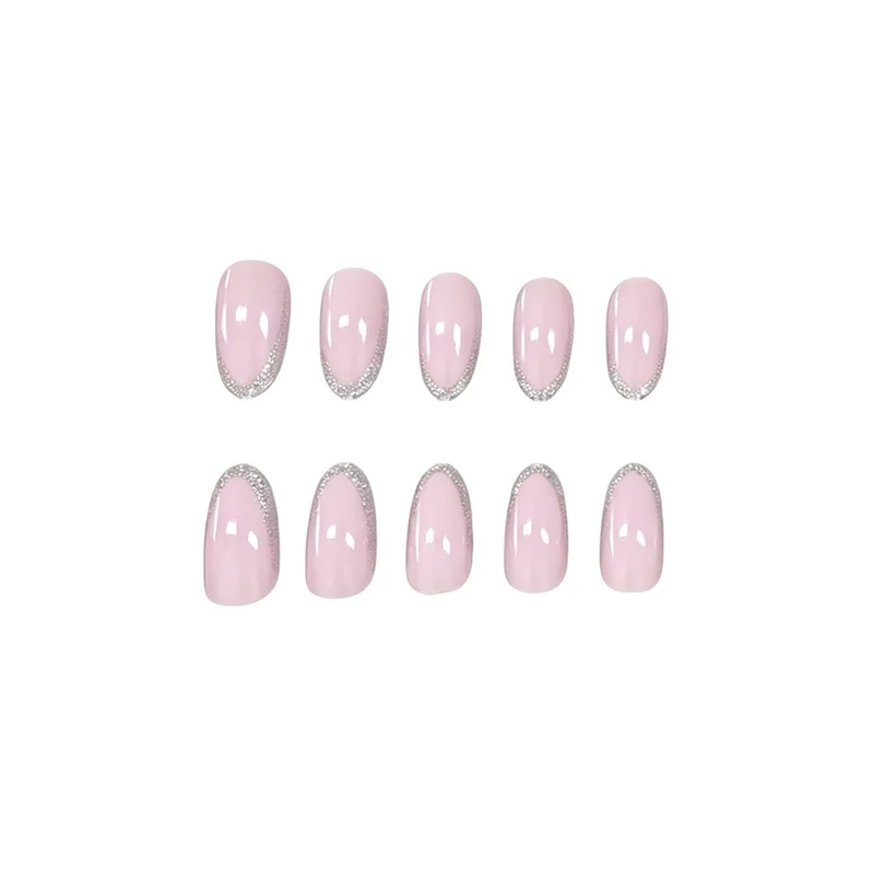 Elegante Glitzer-besetzte Gel-Nagelverstärkungen Karnz