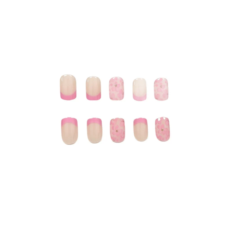 Elegantes Florales Nagelkunst Design Kit Karnz